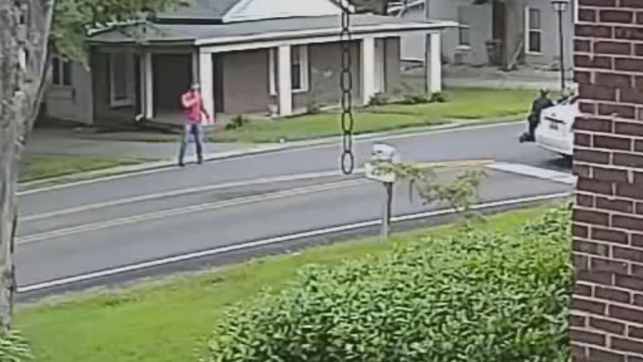 Video from a home security system captures moments after LMPD officer fatally shoot D’Juantez Mitchell